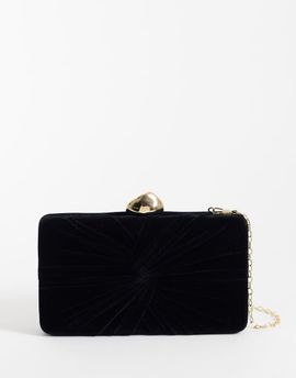 True Decadence True Decadence clutch bag in black velvet