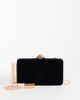 True Decadence True Decadence clutch bag in black velvet - 2