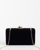 True Decadence True Decadence clutch bag in black velvet - 4