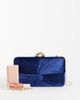 True Decadence True Decadence clutch bag in midnight blue velvet-Navy - 2
