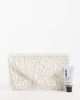 True Decadence True Decadence envelope clutch bag in cream sequin-White - 2