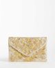 True Decadence True Decadence envelope clutch bag in gold sequin - 1