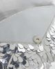 True Decadence True Decadence envelope clutch bag in silver sequin - 3