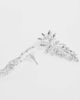 True Decadence True Decadence Exclusive drop earrings in rhinestone leaf design-Silver - 2