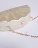 True Decadence True Decadence fan resin clutch bag in cream-White - 3