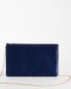 True Decadence True Decadence floral embellished clutch bag in blue and bronze - 4