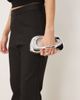 True Decadence True Decadence hard clutch purse with handle detail in silver tone - 3