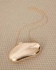 True Decadence True Decadence metallic hard clutch bag with detachable crossbody strap in gold - 4
