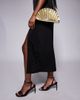 True Decadence True Decadence metallic pleated clutch bag gold - 4