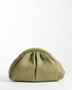 True Decadence True Decadence rattan clutch bag in deep green - 4