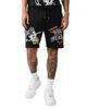 True Religion True Religion 8 Logo Graphic Fleece Drawstring Shorts - 1