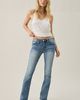 TRUE RELIGION True Religion Becca Big T Flap Pocket Low-Rise Bootcut Jeans in Vintage Denim Light, Women's at Urban Outfitters - 1