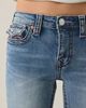 TRUE RELIGION True Religion Becca Big T Flap Pocket Low-Rise Bootcut Jeans in Vintage Denim Light, Women's at Urban Outfitters - 4
