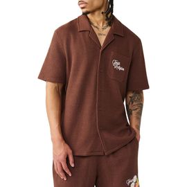 True Religion True Religion Blooms Knit Camp Shirt