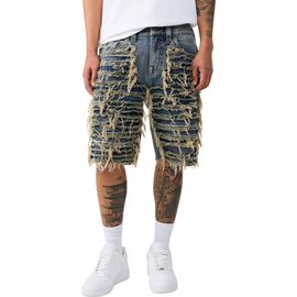 True Religion True Religion Bobby Destroyed Denim Shorts