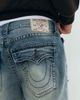 True Religion True Religion bobby flap pocket denim shorts with raw hem in lightwash blue - 4