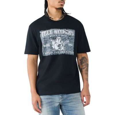 True Religion True Religion Brick Buddha Cotton Graphic T-Shirt