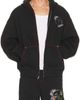 True Religion True Religion Buddha Face Big T Boxy Zip Up Hoodie - 1