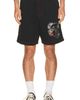 True Religion True Religion Buddha Face Big T Fleece Shorts - 1