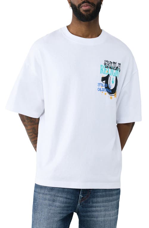 True Religion True Religion Concert Buddha Oversized Cotton Graphic T-Shirt