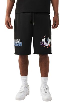 True Religion True Religion Concert Logo Loose Terry Shorts