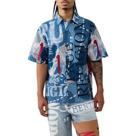 True Religion True Religion Cotton Poplin Short Sleeve Shirt