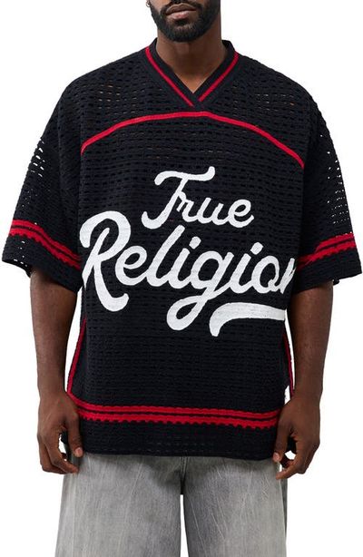 True Religion True Religion Crochet Football Jersey