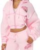 True Religion True Religion Crystal Cherry Full Zip Hoodie - 1