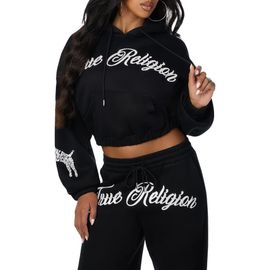 True Religion True Religion Crystal Graphic Pullover Hoodie