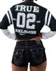 True Religion True Religion Crystal Jersey Graphic Sporty Top - 2