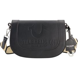 True Religion True Religion Debossed Logo Flap Shoulder Bag
