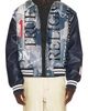 True Religion True Religion Denim Print Bomber Jacket - 1