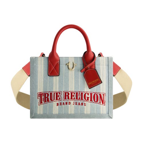 True Religion True Religion Denim Stripe Modern Tote 