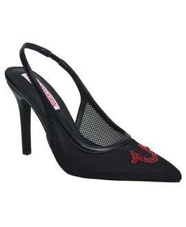 True Religion True Religion Ella Mesh Horseshoe Logo Heel