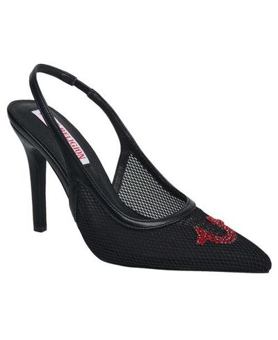 True Religion True Religion Ella Mesh Horseshoe Logo Heel