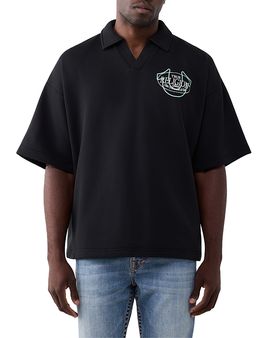 True Religion True Religion French Terry Sketched Logo Boxy Shirt