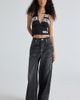 TRUE RELIGION True Religion Graphic Sporty Stretch Mesh Halter Top in Black, Women's at Urban Outfitters - 2