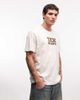 True Religion True Religion logo buddha face T-shirt in winter white - 2