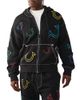 True Religion True Religion Logo Patch Zip Up Hoodie - 1