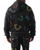 True Religion True Religion Logo Patch Zip Up Hoodie - 2