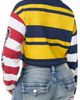 True Religion True Religion Logo Stripe Crop Rugby Shirt - 2