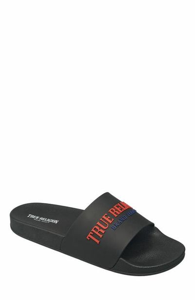 True Religion True Religion Men's Weezy Logo Slide
