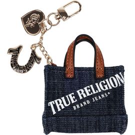 True Religion True Religion Mini Denim Tote Bag Charm