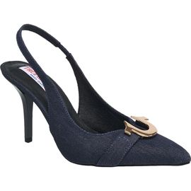 True Religion True Religion Muni Metal Horseshoe Logo Heel
