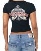 True Religion True Religion Old English Crystal Wing Notch Neck Tee - 2