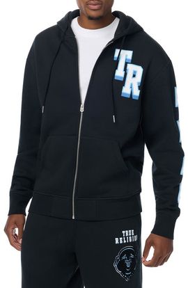 True Religion True Religion Overt Buddha Logo Full Zip Hoodie