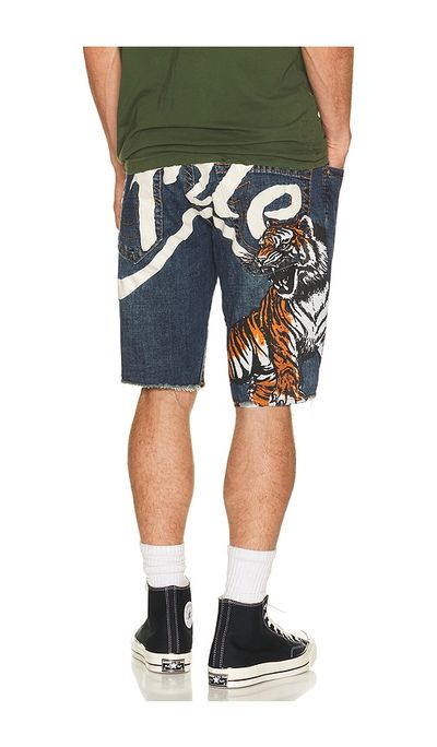True Religion True Religion Ricky Big T Undone Hem Shorts