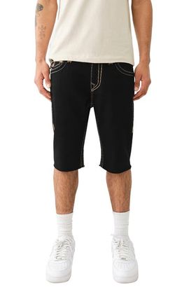 True Religion True Religion Rocco Super T Raw Hem Skinny Denim Shorts