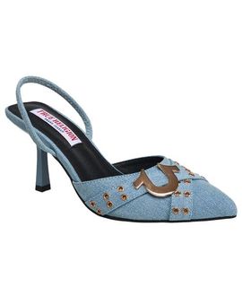 True Religion True Religion Sade Metal Buckle Logo Heel