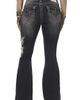 True Religion True Religion Snake Charlie Mid Rise Flare Jeans - 2